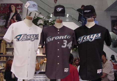2004 Blue Jays Uniforms