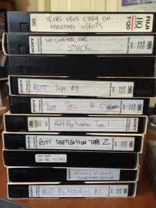 ROTT VHS Capture Tapes