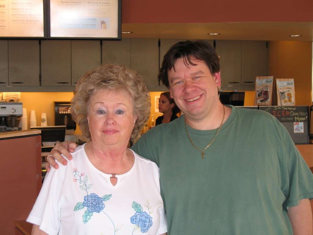 Myself with William Scarboro's mother, Pearle.