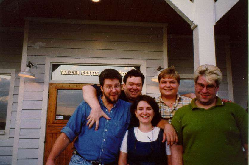 ROTT Reunion - July 2003 - Outback Restaurant, Mesquite TX. L-R: Joe Selinske, myself, Marianna, Mark, & Jim.